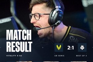 史上最没悬念的让一追二！Zywoo关键三杀挽狂澜 VIT战胜G2_JRS直播资讯